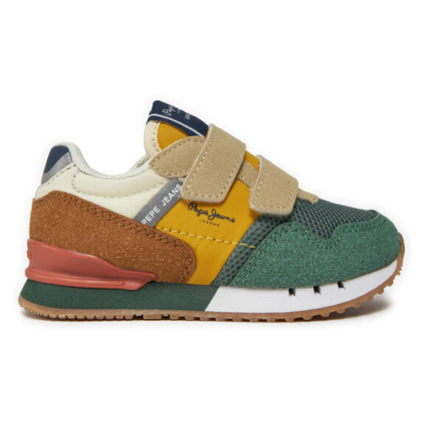 Pepe Jeans Sneakersy London Urban Bk PBS40004 Zelená