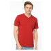 T8537 DEWBERRY T-SHIRT-BURGUNDY