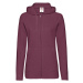 Burgundy hoodie Lady fit Fruit Of The Loom