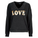 Vero Moda  VMCAROLA L/S SWEAT JRS BTQ  Mikiny Čierna