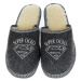 Pánske zateplené sivé filcové papuče SM SUPER OCKO