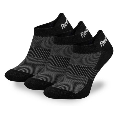 Reebok Súprava 3 párov kotníkových ponožiek unisex R0356P-SS24 (3-pack) Čierna