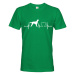 Pánské tričko pro milovníky zvířat - Irský setr tep