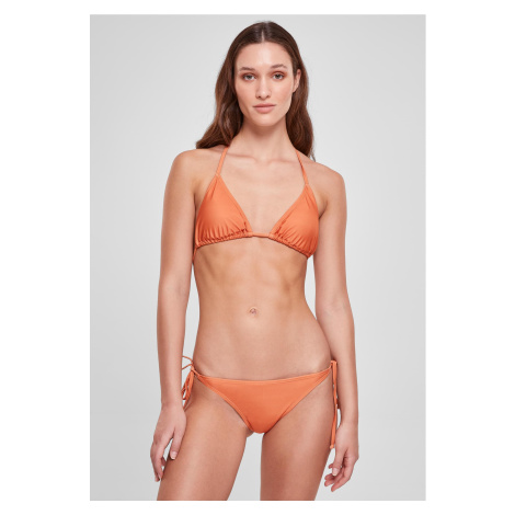 Women's recycled triangle bikini vintageorange Urban Classics