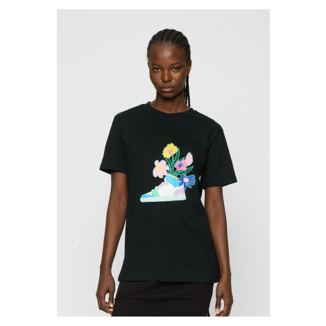 Women's T-shirt Flower Sneaker Tee black mister tee