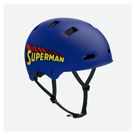 Prilba na kolieskové korčule, skateboard a kolobežku MF500 SUPERMAN
