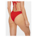 Calvin Klein Swimwear Spodný diel bikín KW0KW02471 Červená