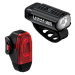 Lezyne set svetiel Hecto 500XL a Ktv Drive+ black red