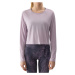 Dámske tréningové tričko s dlhým rukávom 4F LONGSLEEVE-4FWSS24TLONF250-52S-LIGHT VIOLET