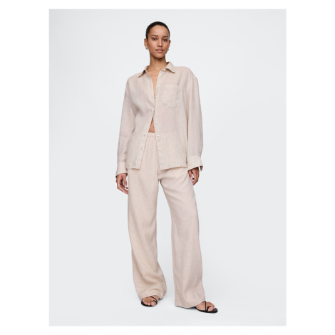 GAP Linen Trousers Wide - Women's