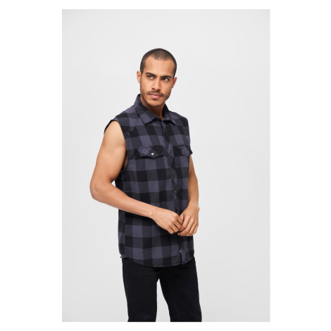 Sleeveless shirt black/grey