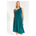 armonika Women's Emerald Sleeveless Midi Length Dress