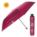 PERLETTI TREND Skladací dáždnik s UV filtrom / kovová červená, 20304