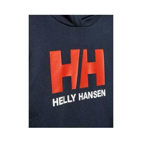 Helly Hansen Mikina Logo 41677 Tmavomodrá Regular Fit