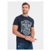 Ombre Men's printed cotton t-shirt