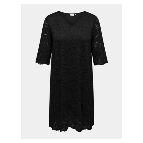 ONLY Carmakoma Koktejlové šaty Summer 15309315 Čierna Regular Fit