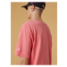 Ružové pánske oversize tričko New Era