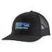 Šiltovka Patagonia P-6 Logo Trucker Hat Farba: čierna