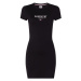 Tommy Jeans Šaty - TJW ESS LOGO 1 BODYCON DRESS čierne