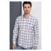 G659 DEWBERRY MEN'S SHIRT-WHITE