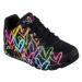 Dámska vychádzková obuv SKECHERS Uno Highlight Love black multi