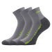Voxx Vector Unisex ponožky s voľným lemom - 3 páry BM000000615800101466 svetlo šedá