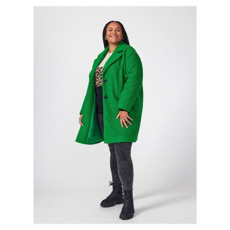 Women's green coat ONLY CARMAKOMA Valeria - Women