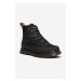 Členkové topánky Dr. Martens Boury dámske, čierna farba, na plochom podpätku,  DM27831001