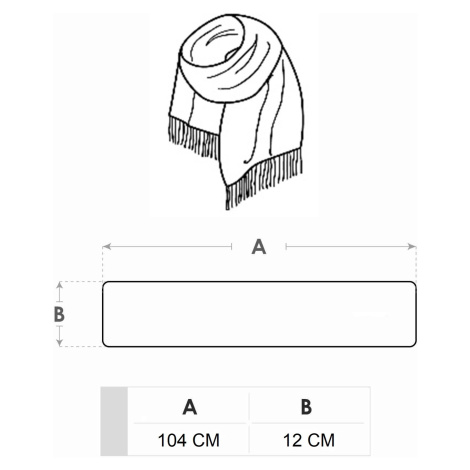 Dievčenská zimná šatka Yoclub CSZ-0002G-6600 Grey