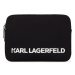 Karl Lagerfeld Taška na notebook  čierna / biela