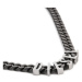 Diesel Náhrdelník Font Chain DX1487060 Čierna