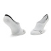 Calvin Klein Súprava 3 párov kotníkových ponožiek dámských 701218764 Biela