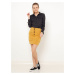 Mustard sheath skirt CAMAIEU - Women