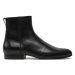 Calvin Klein Šnurovacia obuv Boot W/ Zip Lth HM0HM01501 Čierna