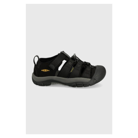 Detské sandále Keen čierna farba