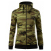 Malfini Camo Zipper Dámska mikina C20 camouflage green