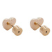 Coach Náušnice Enamel Heart Stud Earrings 37479226GLD100 Strieborná