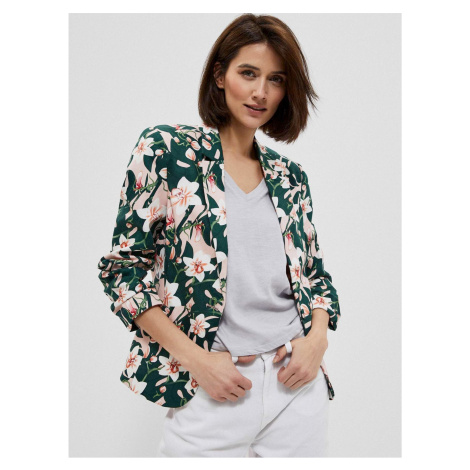 Jacket with a floral print