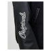 JACK & JONES Prechodná bunda 'Varsity'  čierna / biela