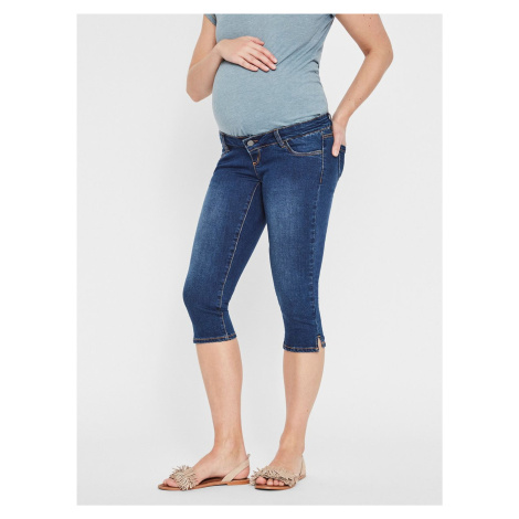 Blue Maternity 3/4 slim fit jeans Mama.licious Lola - Women Mama Licious