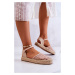 Women's espadrilles with Nude Charlene buckle
