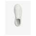 Biele pánske kožené topánky Geox Spherica