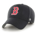 Čiapka 47brand MLB Boston Red Socks čierna farba, s nášivkou, B-MVP02WBV-BKF
