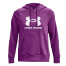 Under Armour RIVAL FLEECE BIG LOGO Dámska mikina, fialová, veľkosť