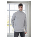 75046 Dewberry Turtleneck Mens Sweater-LIGHT GREY