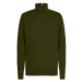 Sveter - Tommy Hilfiger PIMA COTTON CASHMERE ROLL NECK zelený