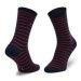 Tommy Hilfiger Súprava 2 párov vysokých dámskych ponožiek 100001494 Tmavomodrá