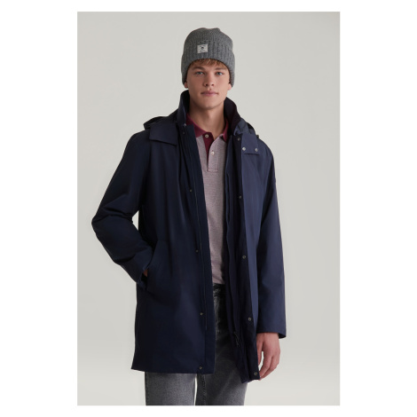 KABÁT GANT PADDED CAR COAT EVENING BLUE