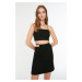 Trendyol Black Knitted Mini Skirt With Decollete