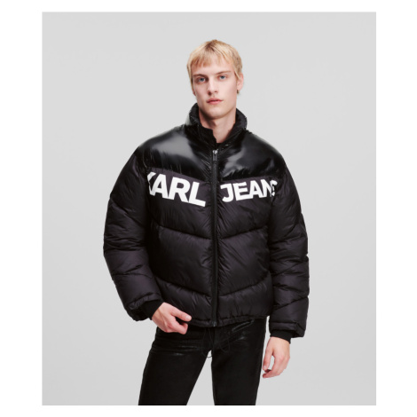 Bunda Karl Lagerfeld Jeans Klj Logo Puffer Jacket Čierna